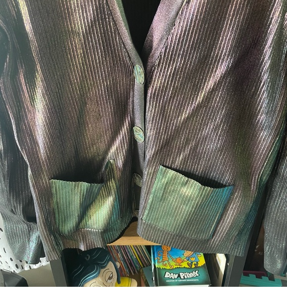 CHRISTOPHER KANE Multicolor Foil Cardigan - Picture 4 of 9